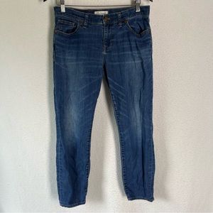 Madewell 9" High Rise Skinny Skinny Crop Jeans Women Size 26 Stretch Denim Blue
